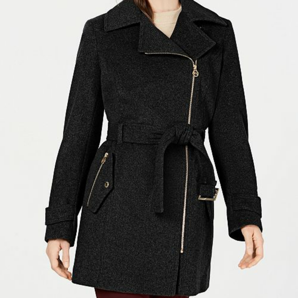 Michael Kors Asymmetrical Walker Coat